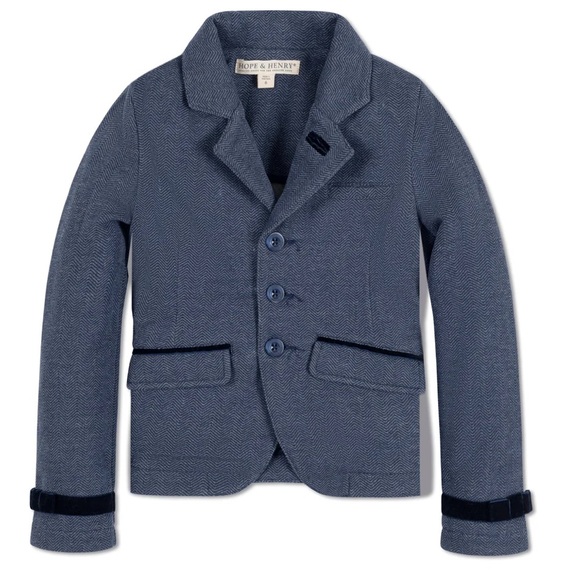 Jacquard organic cotton blazer and shorts matching set - Picture 6 of 10